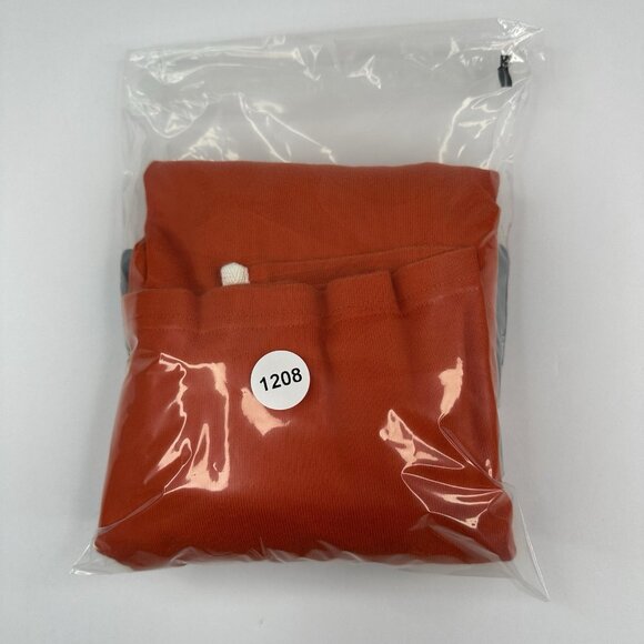 Polo Ralph Lauren Orange Blue Polo 1/4 Button Collared Patch Sweatshirt S/C39.25 - Picture 11 of 11